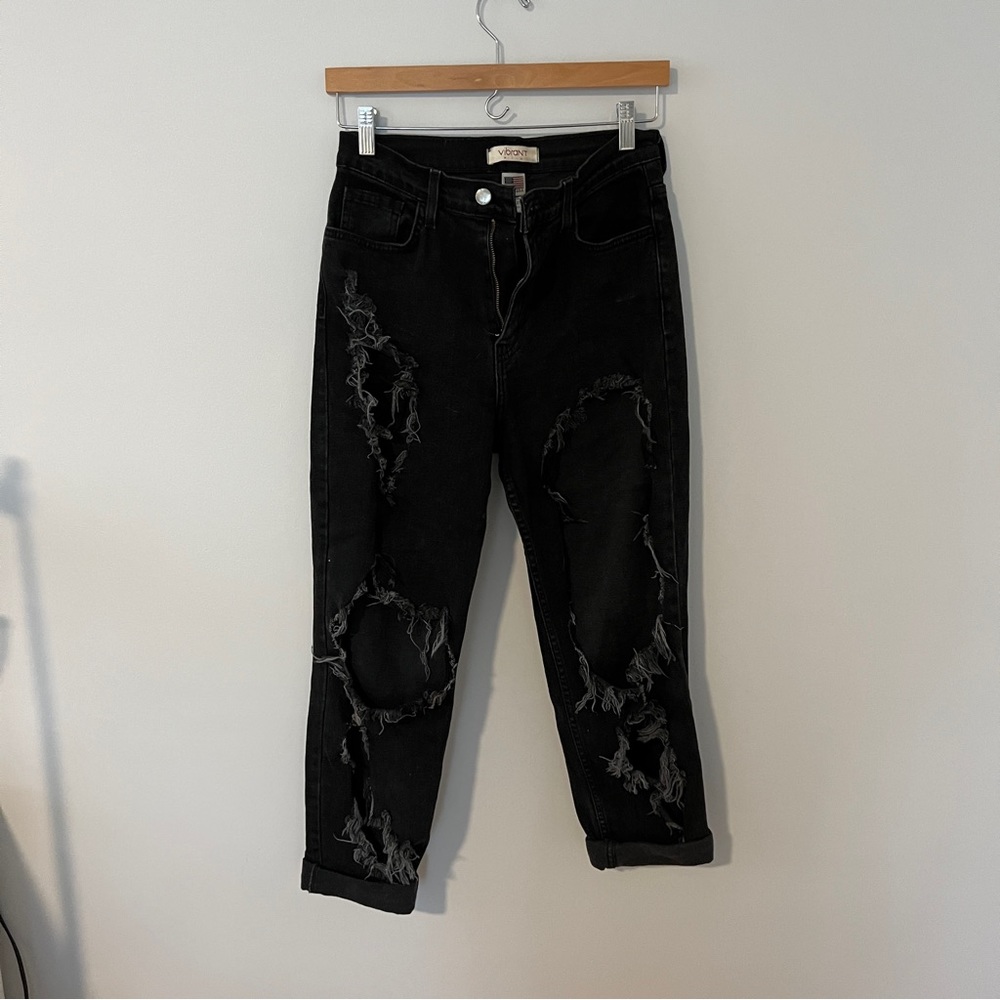 Vibrant very distressed jeans high waisted 💥
